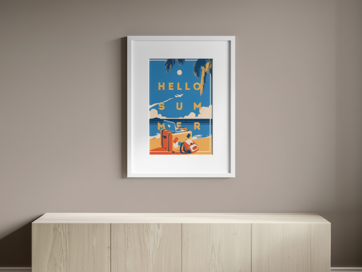 Hello Summer No 1 Poster