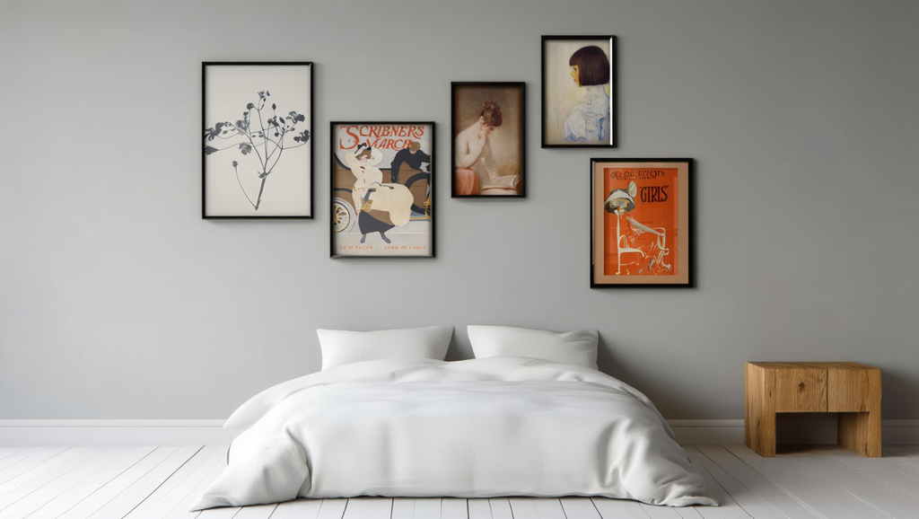 Classic Nostalgia – 5-Piece Vintage Wall Art Set