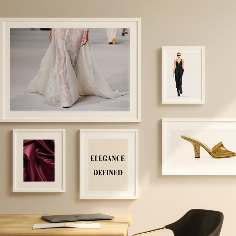 Luxury Fashion Art – 5-Piece Workspace Set