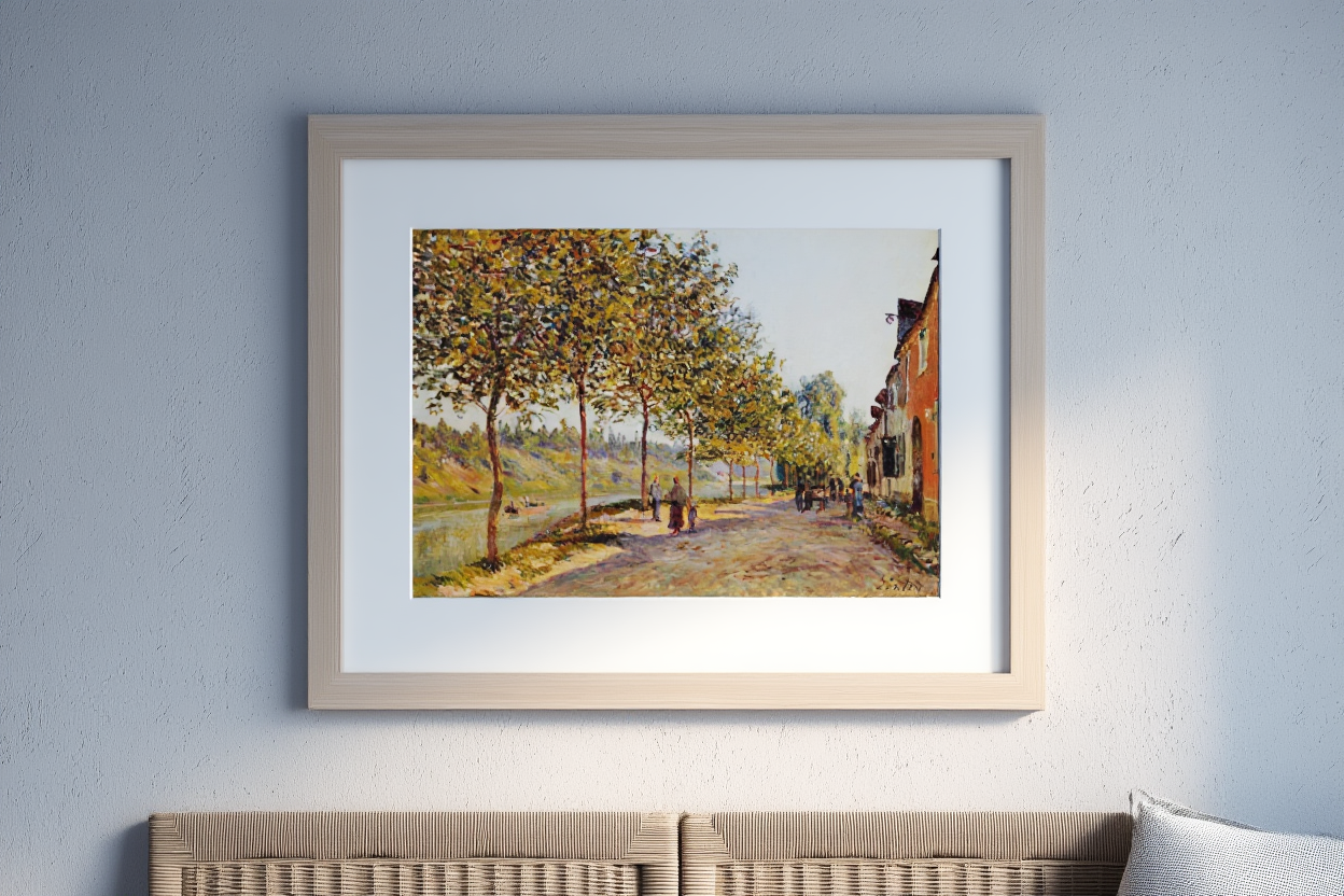 Alfred Sisley - June Morning in Saint-Mammès