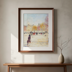 Autumn in Paris by Jean-François Raffaëlli – Impressionist Art Print