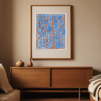 Paul Klee – Late Evening Looking Out of the Woods Print – Abstract Art Poster