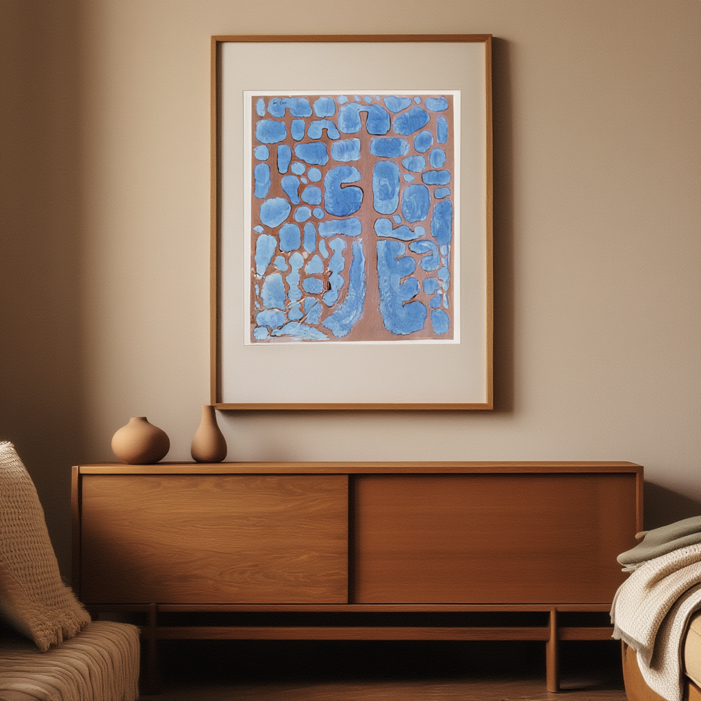 Paul Klee – Late Evening Looking Out of the Woods Print – Abstract Art Poster