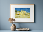 The Yellow House – Vincent van Gogh Poster | Post-Impressionist Urban & Architectural Art Print