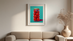 Pop Art Tomatoes Jar – Vibrant Kitchen Wall Art Print - Hakyarts
