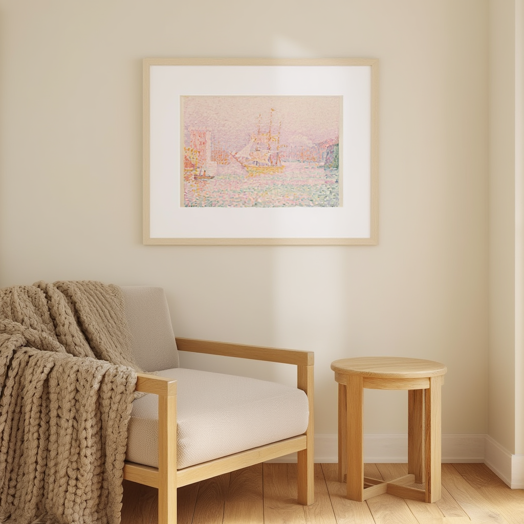 Paul Signac - The Harbour at Marseilles