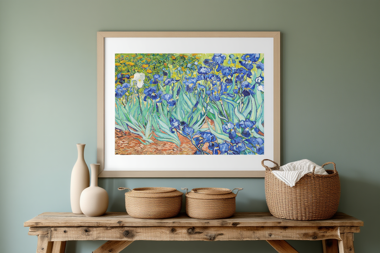Vincent Van Gogh – Irises - Iconic Post-Impressionist Art Print