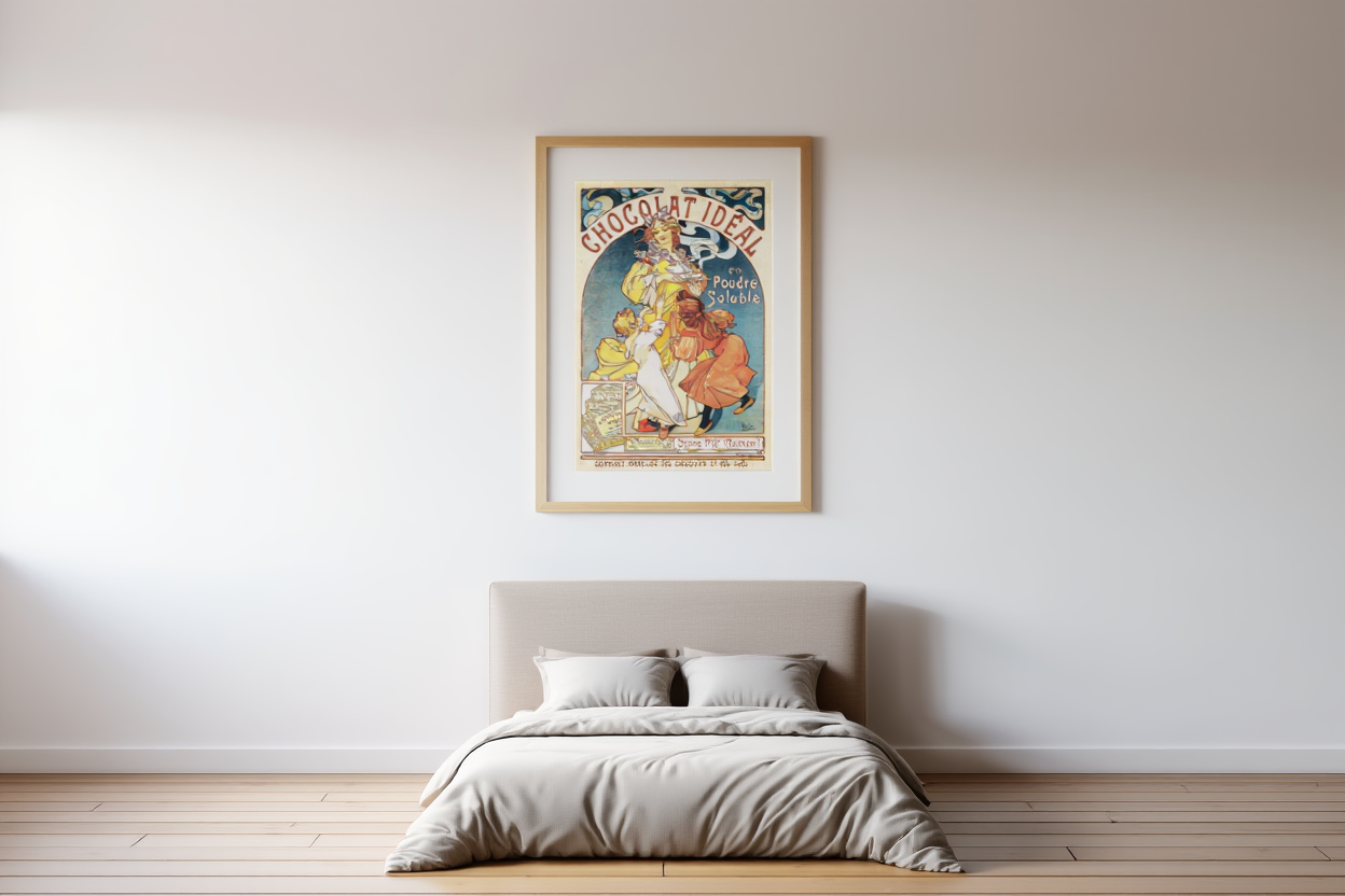 Alphonse Mucha - Chocolat Idéal Poster