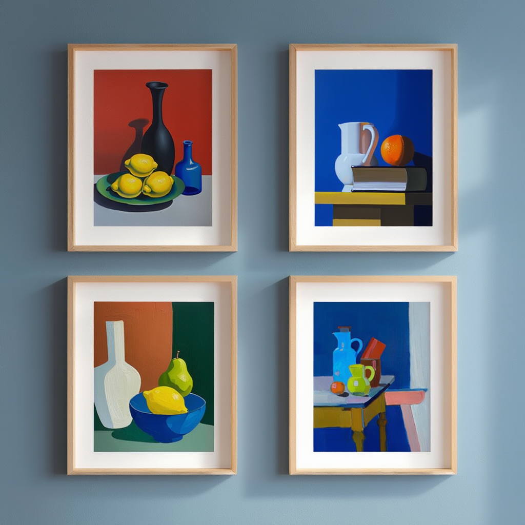 Lundstrøm Modern Still Life – 4 Prints Mix & Match