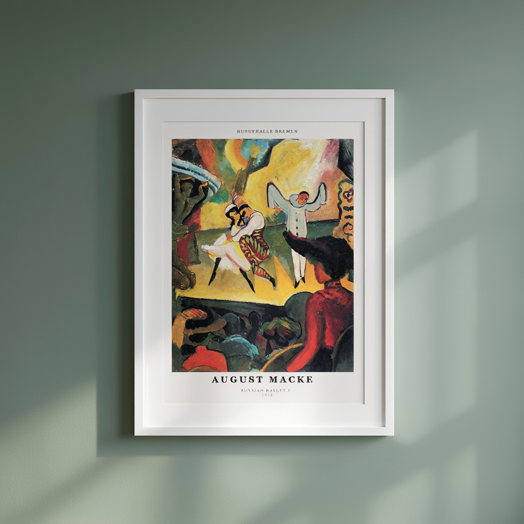 August Macke - Russian Ballet I Poster