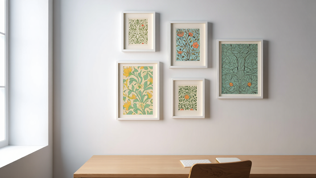 Arts & Crafts Botanical Set – 5 William Morris Prints