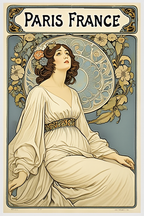 Art Nouveau Masterpieces – Alphonse Mucha 4-Prints - Hakyarts