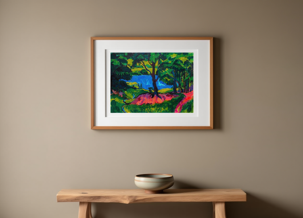 Ernst Ludwig Kirchner - Bohemian Forest Lake