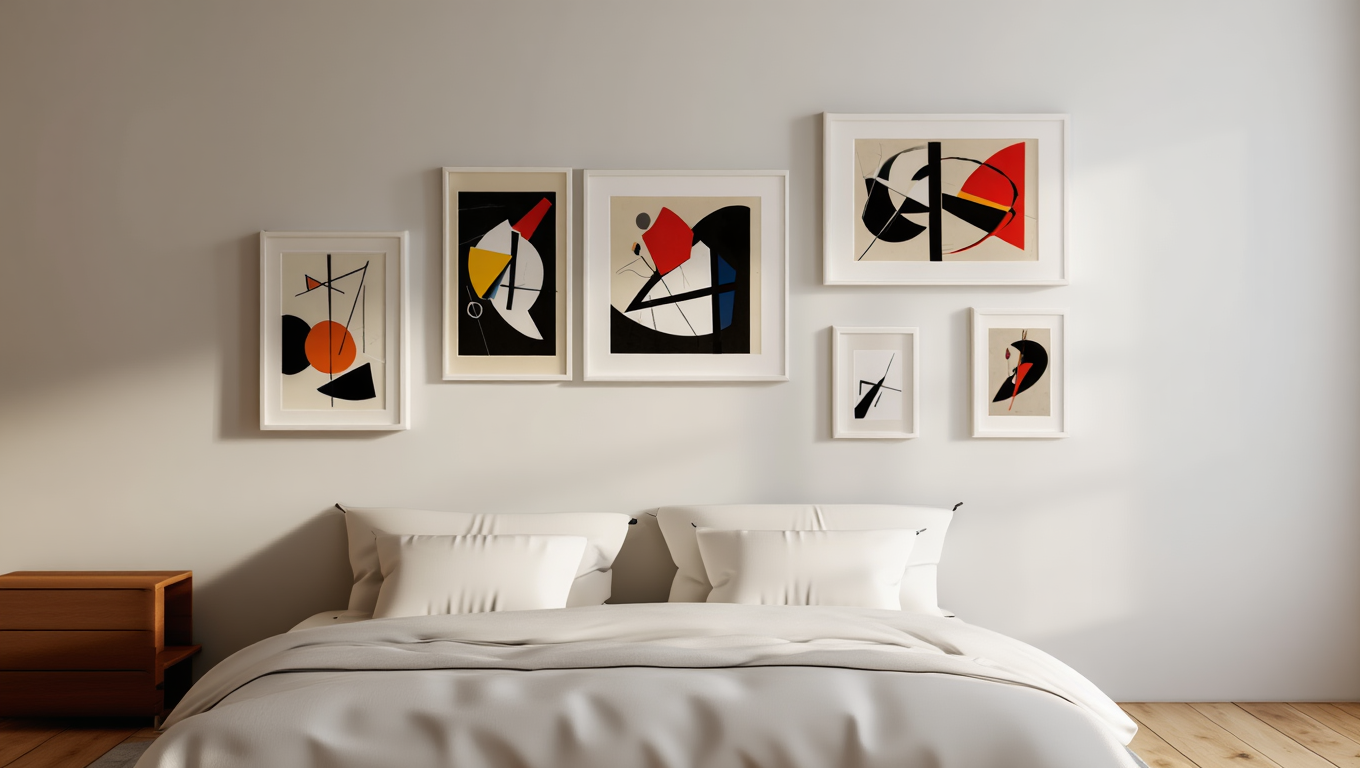 Kandinsky Bauhaus Art – Office Set of 6 Modern Prints