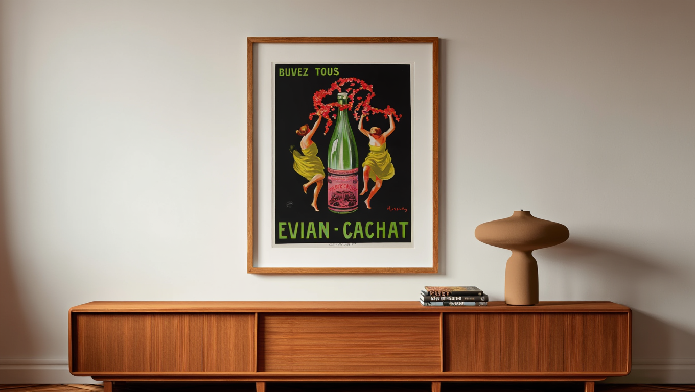 Leonetto Cappiello  - Buvez tous Evian-Cachat Poster
