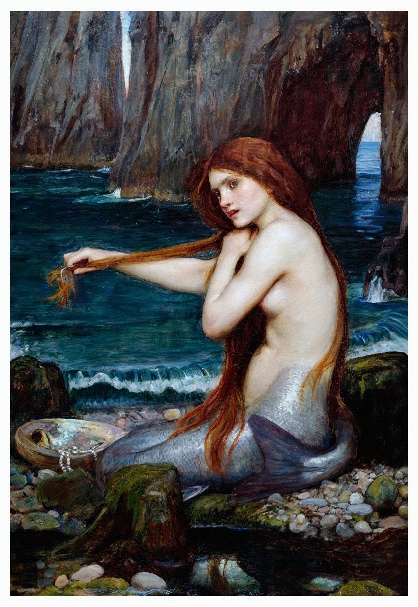 John William Waterhouse - A Mermaid