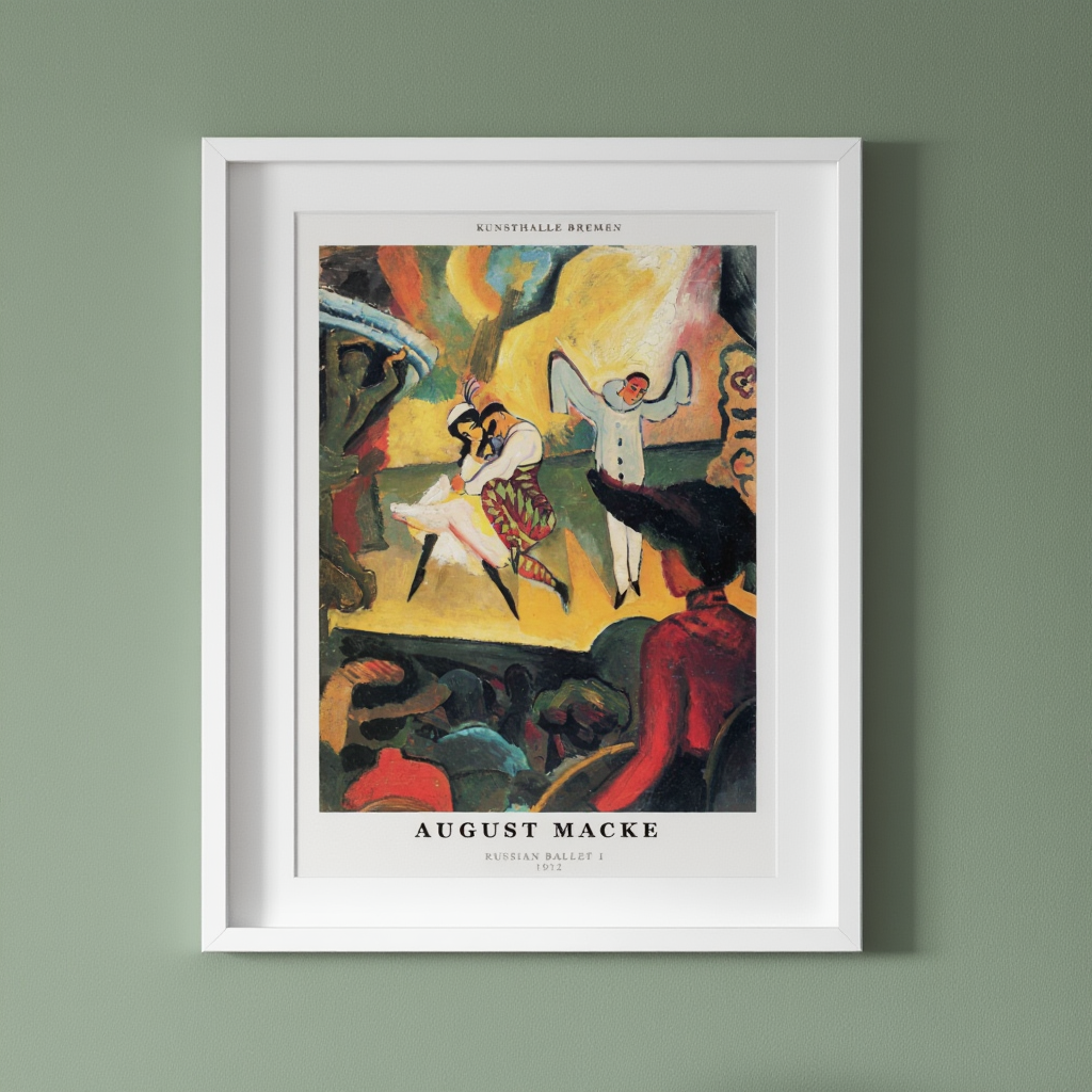 August Macke - Russian Ballet I Poster