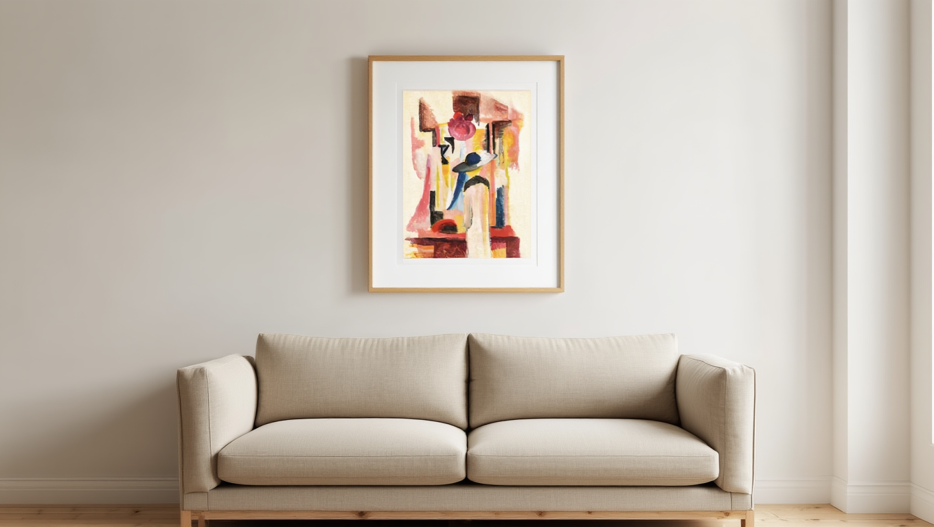 August Macke – Large Bright Showcase Poster | Expressionist Fashion Window Art