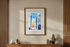 Scenedesign til Kleopatra-objekt af Robert Delaunay – Vintage fransk orfisme-kunsttryk