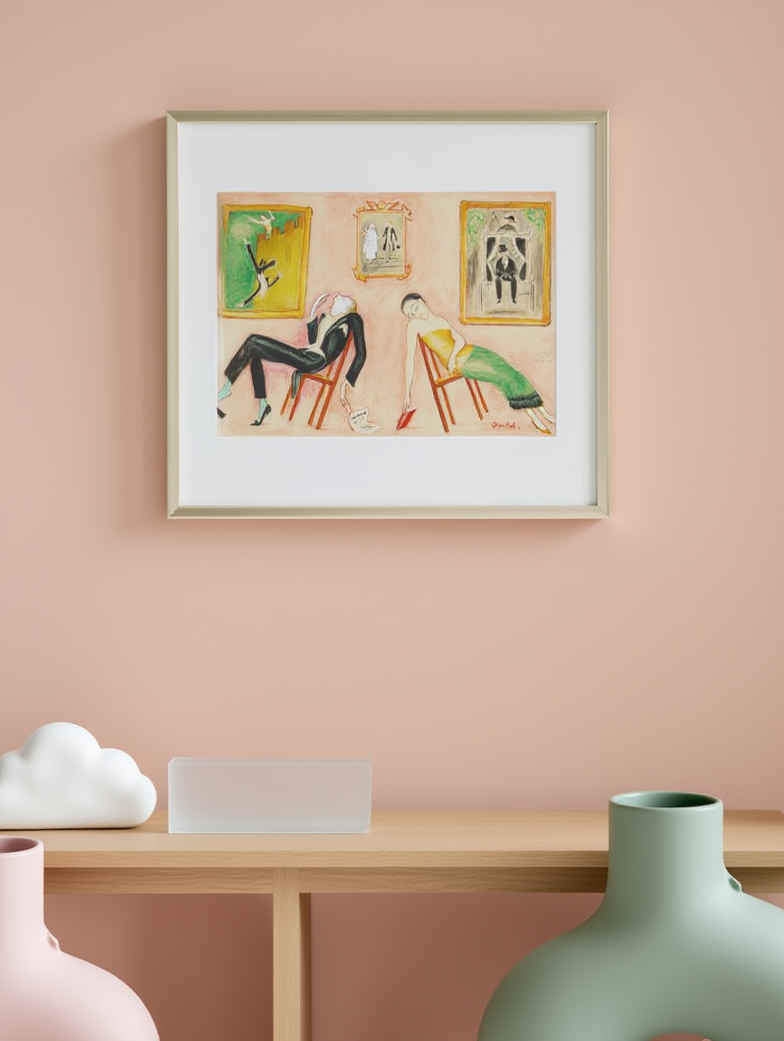 Nils Dardel - Family Idyll