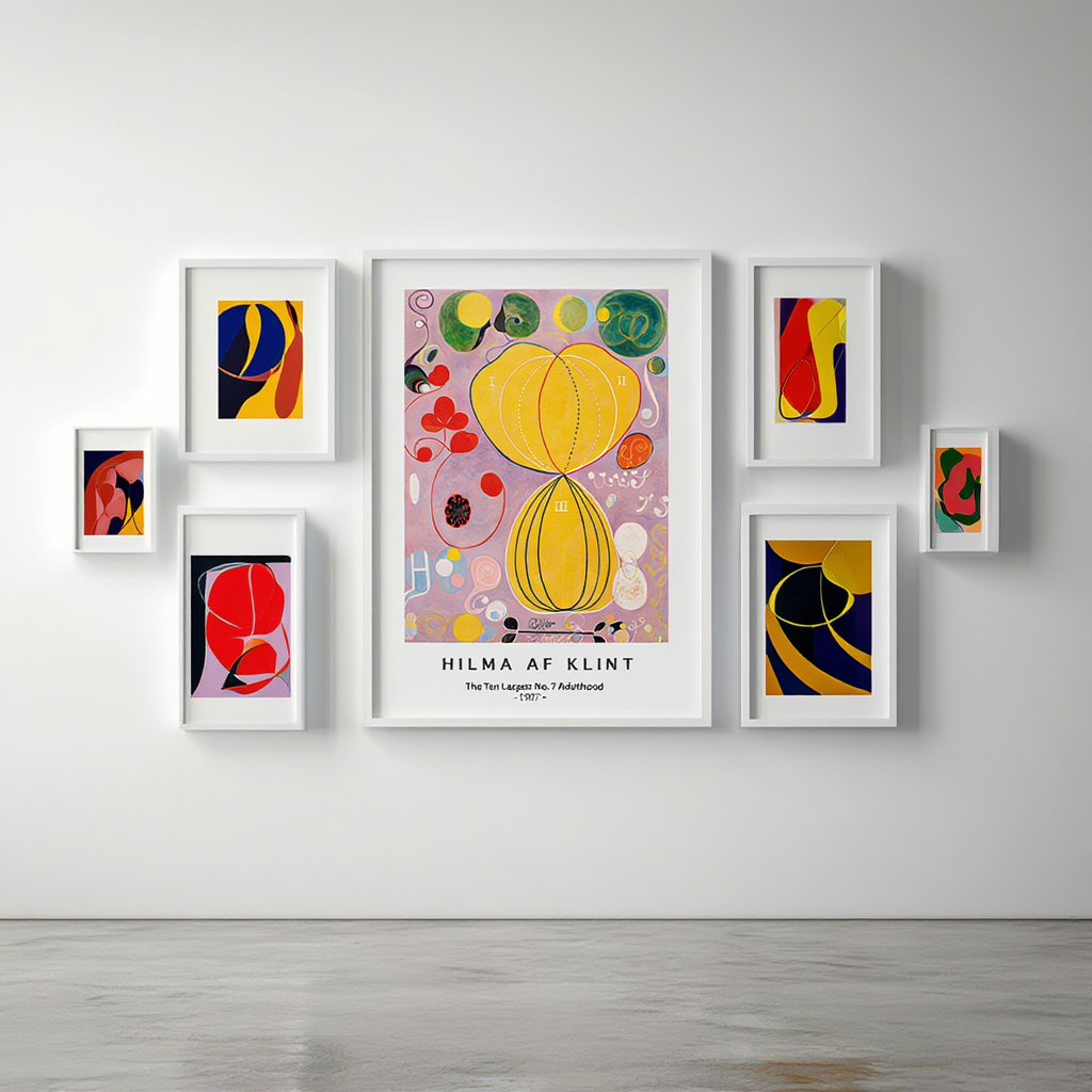 Hilma af Klint - The Ten Largest No. 7 Adulthood Poster