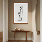 West Africa Vignettes Pl.24 – Elton Fax Poster | Cultural Illustration Art Print
