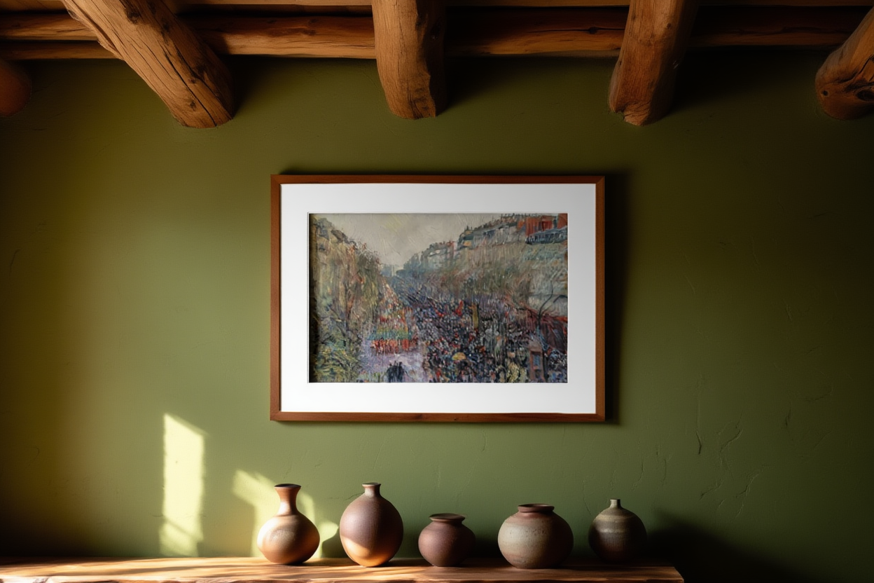 Camille Pissarro - Boulevard Montmartre Mardi Gras