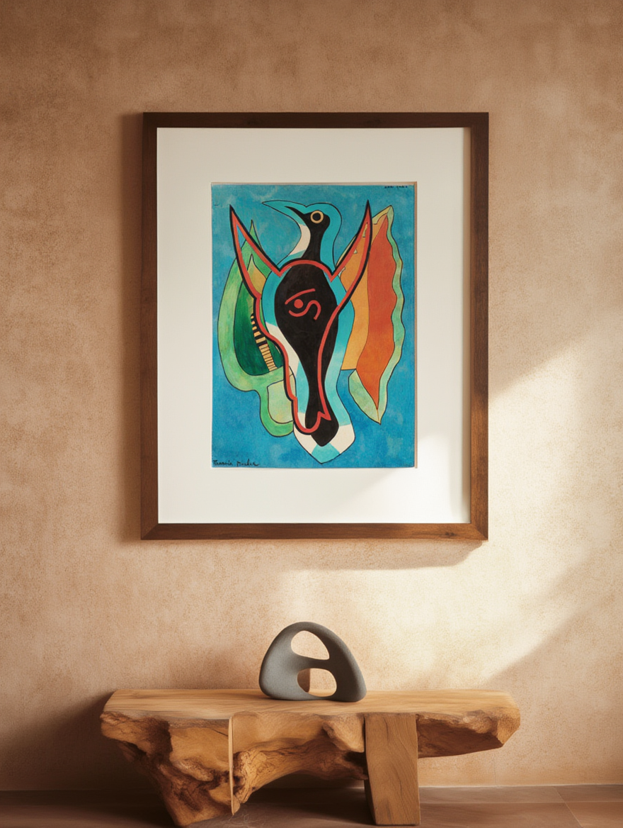 Geai Bleu by Francis Picabia – Vintage French Modernist Art Print