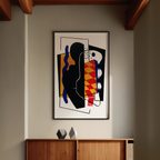 Composition au damier (Composition jaune et noir) by Fernand Léger (1929) – Modernist Abstract Art Print