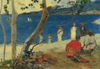 Bord de Mer I – Paul Gauguin Poster | Post-Impressionist Seascape & Symbolist Art Print - Hakyarts