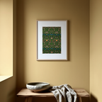 Violet and Columbine No. 2 by William Morris – Vintage Floral Art Print
