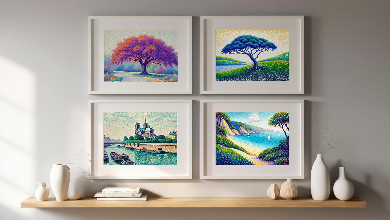 Paul Signac – Coastal Harmony Collection 4 Prints Mix & Match