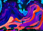 The Amselfluh – Ernst Ludwig Kirchner Poster | Expressionist Alpine Landscape Art Print - Hakyarts