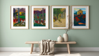Gauguin South Seas Inspirations – 4 Prints Mix & Match
