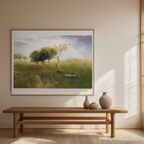 After a Summer Shower by George Inness – 19th-Century American Tonalist Landscape Art Print - Hakyarts