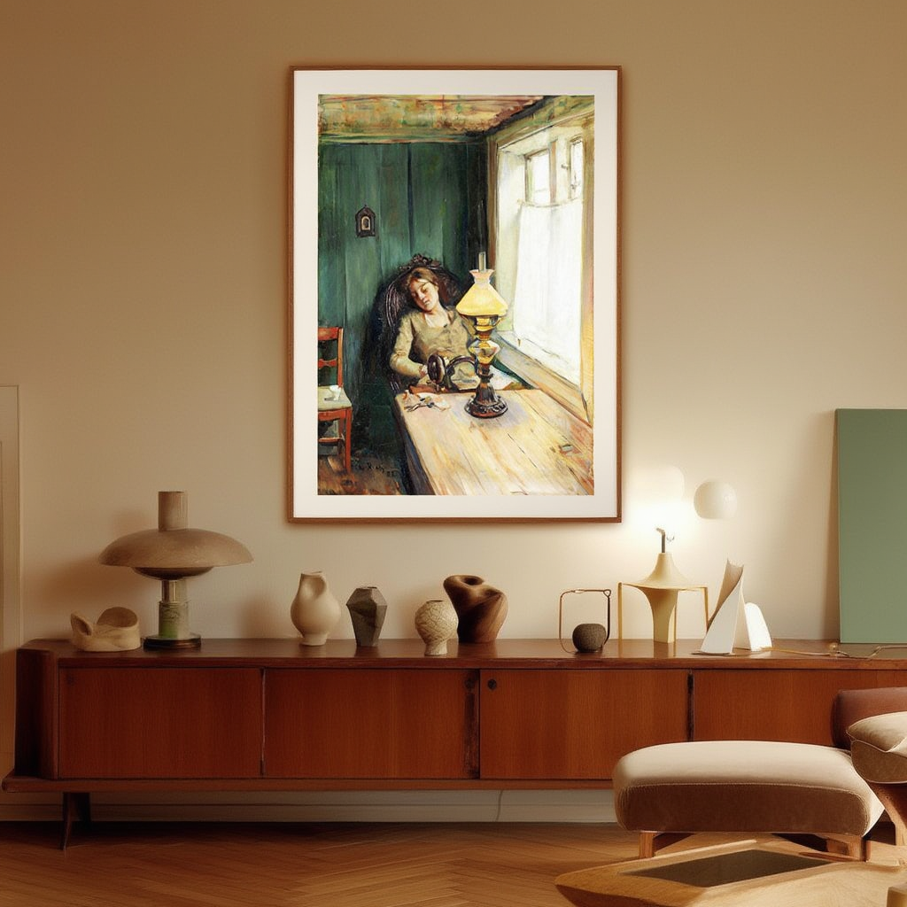 Tired by Christian Krohg - Hakyarts