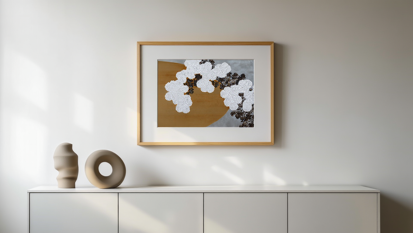 Kamisaka Sekka  - White Flowers