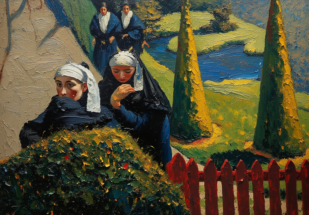 Gauguin Colorful Figures – 4 Prints Mix & Match