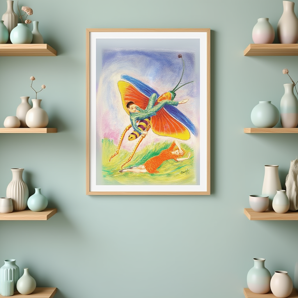 Nils Dardel - The Grasshopper