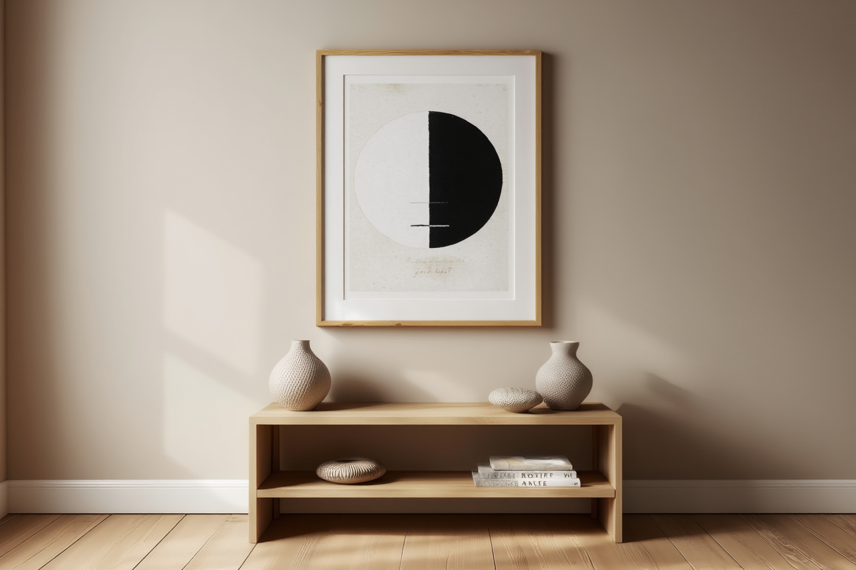 Hilma af Klint  - Buddhas Standpoint in the Earthly Life No. 3