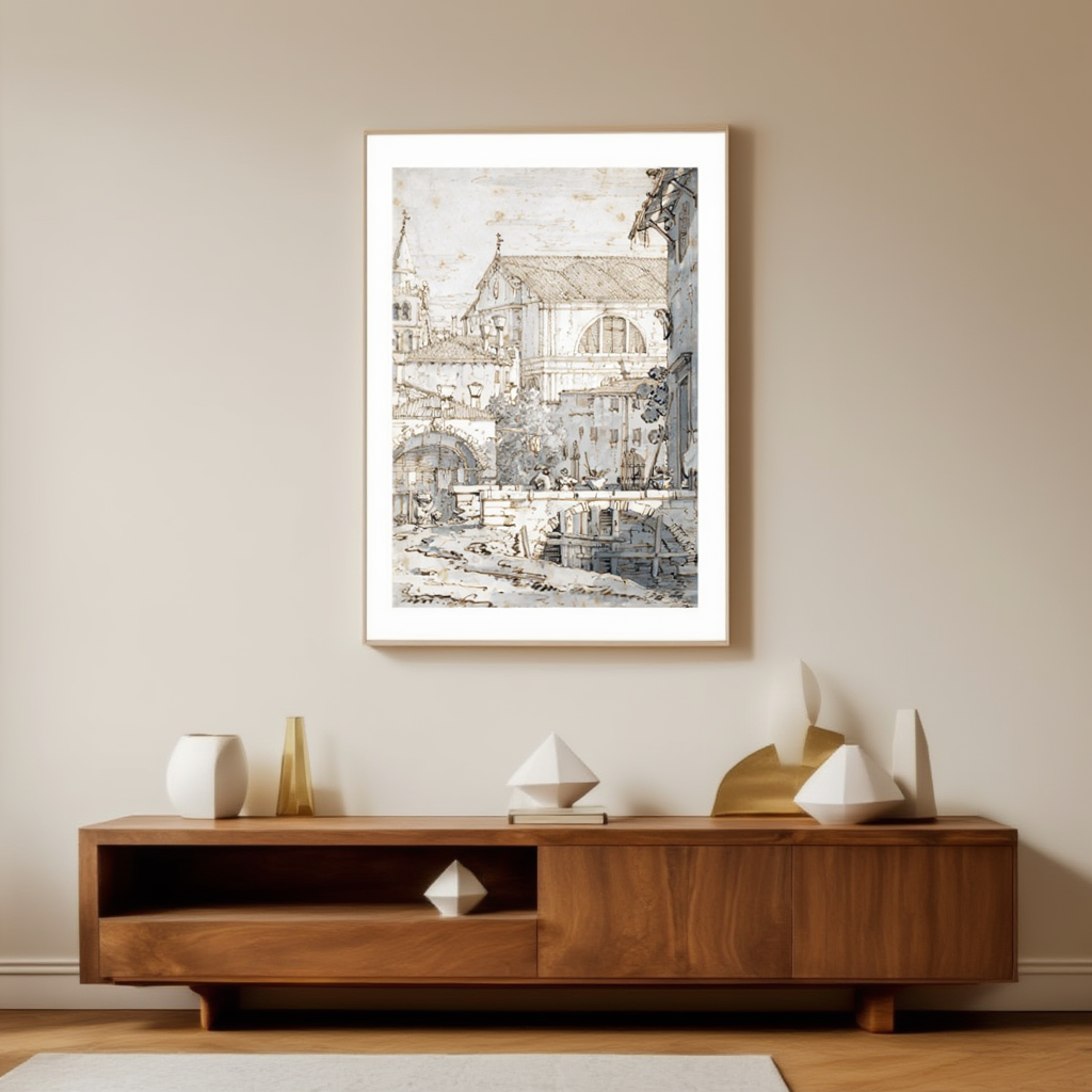Giovanni Antonio Canal - Architectural Capriccio - Hakyarts