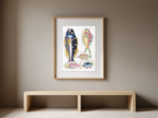 Poissons Plate 50 – Louis Renard Poster | Vintage Natural History Art Print