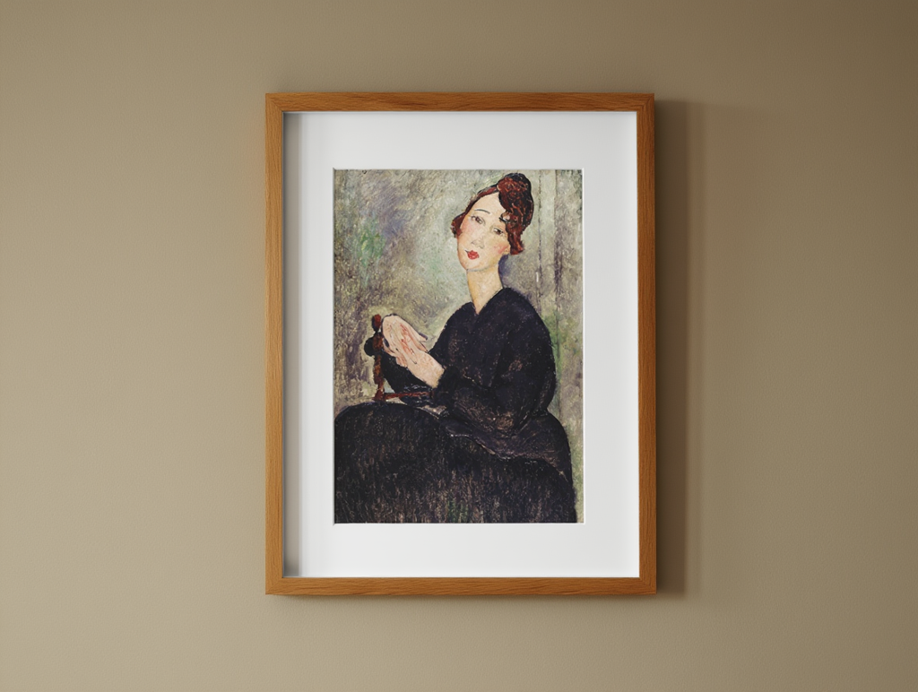 Amedeo Modigliani - Potrait of Dedie Poster