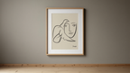 Woman with Dove – Pablo Picasso (1955) | Modern Art Print - Hakyarts