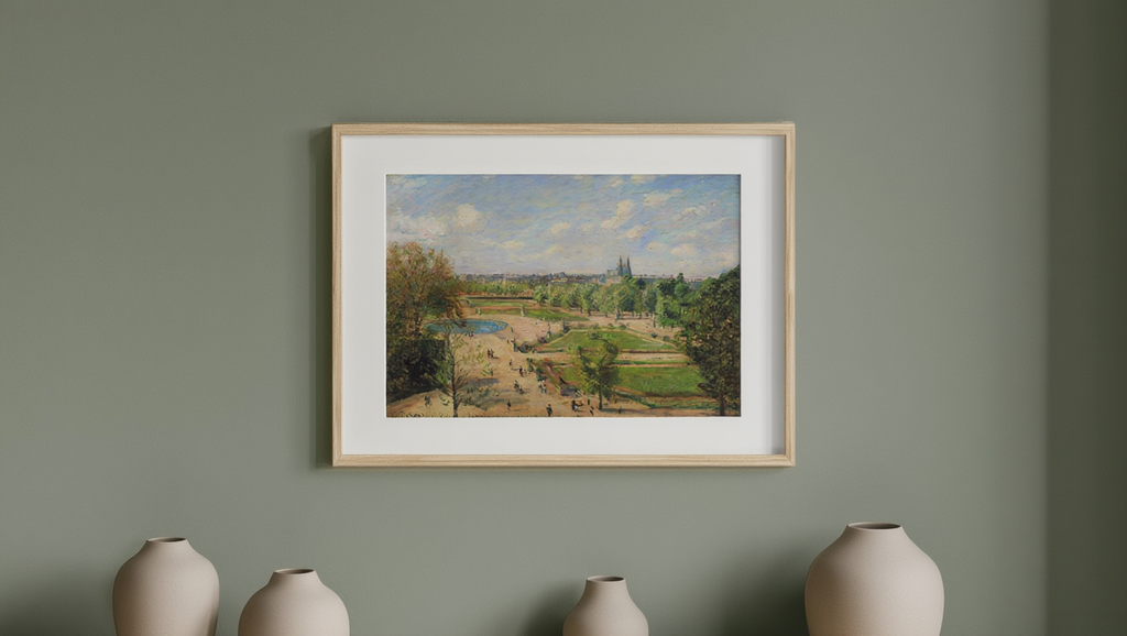 Camille Pissarro - The Garden of the Tuileries on a Winter Afternoon