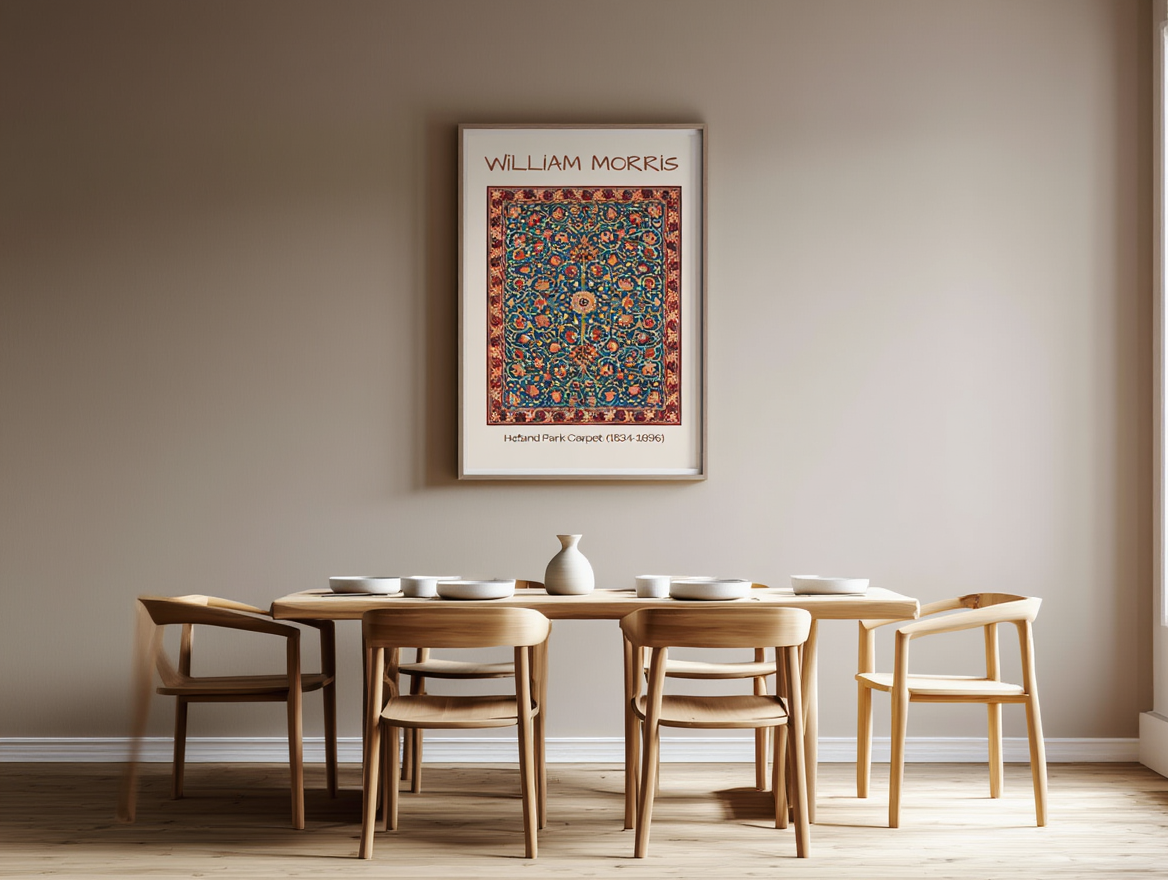 Holland Pattern – William Morris Art Print | Iconic Victorian Textile Design