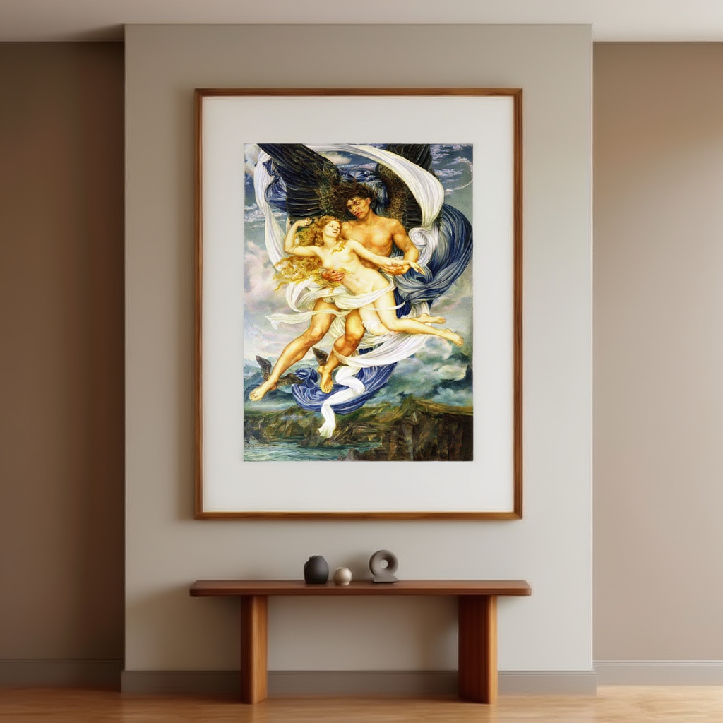 Evelyn De Morgan - Boreas and Oreithyia