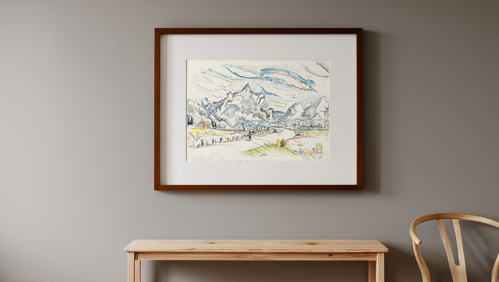 Paul Signac - Les Alpilles Vue Depuis Saint-Rémy-De-Provence