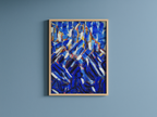 The Blue Mountain by Christian Rohlfs – Abstraction Poster - Hakyarts