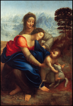 Leonardo da Vinci - The Virgin and Child with Saint Anne - Hakyarts